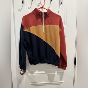 Urban Nation color block sweatshirt Large